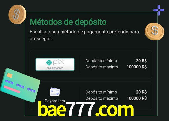 O cassino bae777.com oferece uma grande variedade de métodos de pagamento